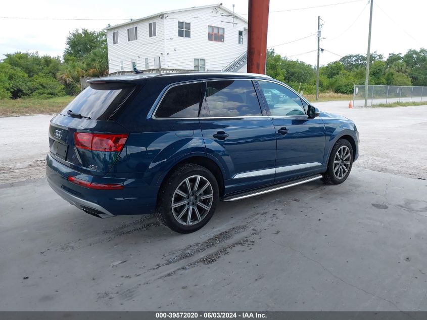 2018 Audi Q7 3.0T Premium VIN: WA1LAAF71JD045974 Lot: 39572020