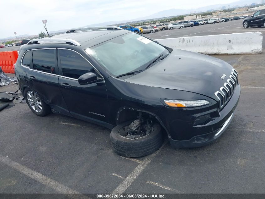 2016 Jeep Cherokee Limited VIN: 1C4PJMDB2GW268652 Lot: 39572034