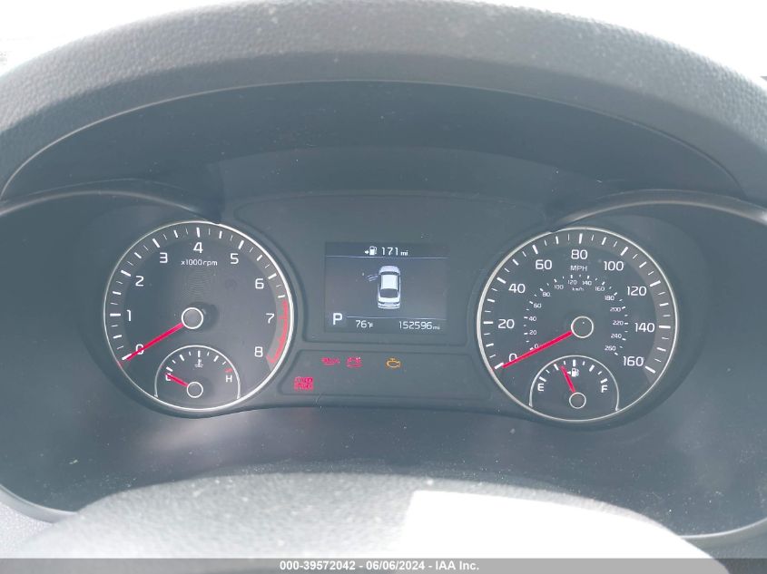 2019 Kia Optima Lx VIN: 5XXGT4L39KG365216 Lot: 39572042