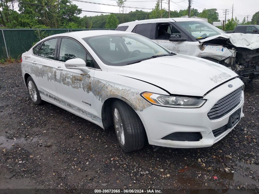 2014 Ford Fusion Se Hybrid VIN: 3FA6P0LU2ER381187 Lot: 39572065