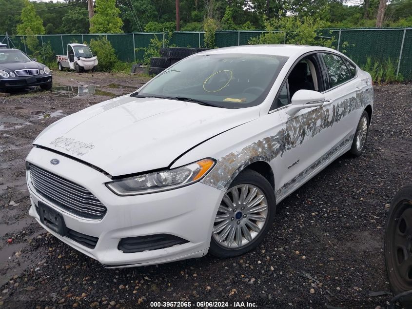 2014 Ford Fusion Se Hybrid VIN: 3FA6P0LU2ER381187 Lot: 39572065