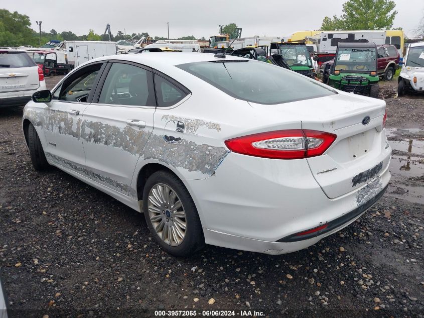 2014 Ford Fusion Se Hybrid VIN: 3FA6P0LU2ER381187 Lot: 39572065