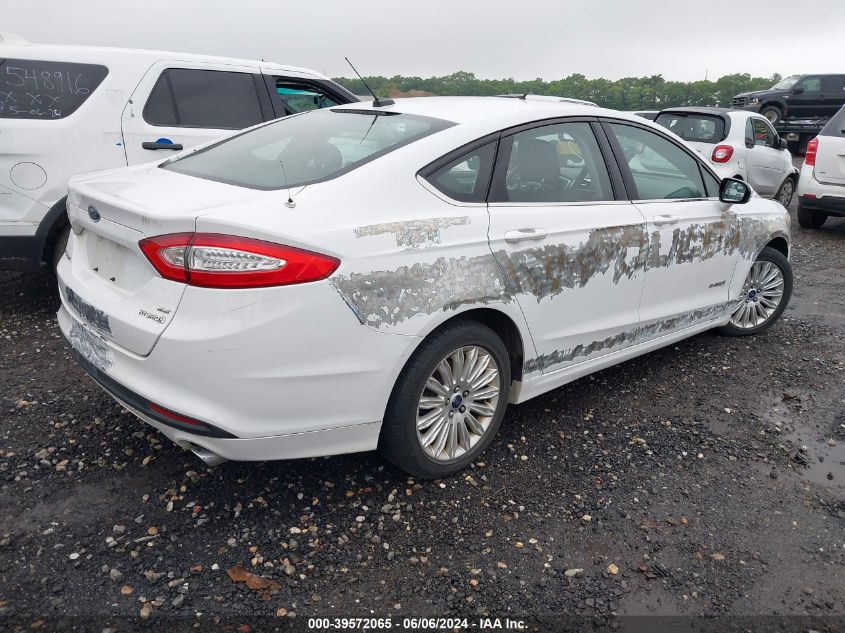 2014 Ford Fusion Se Hybrid VIN: 3FA6P0LU2ER381187 Lot: 39572065