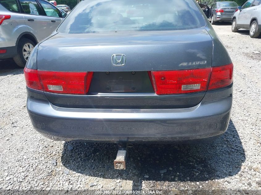 2005 Honda Accord 2.4 Lx VIN: 1HGCM56475A118445 Lot: 39572072