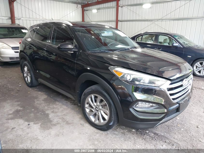 2017 Hyundai Tucson Se VIN: KM8J3CA40HU382156 Lot: 39572086