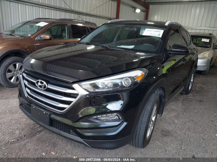 2017 Hyundai Tucson Se VIN: KM8J3CA40HU382156 Lot: 39572086