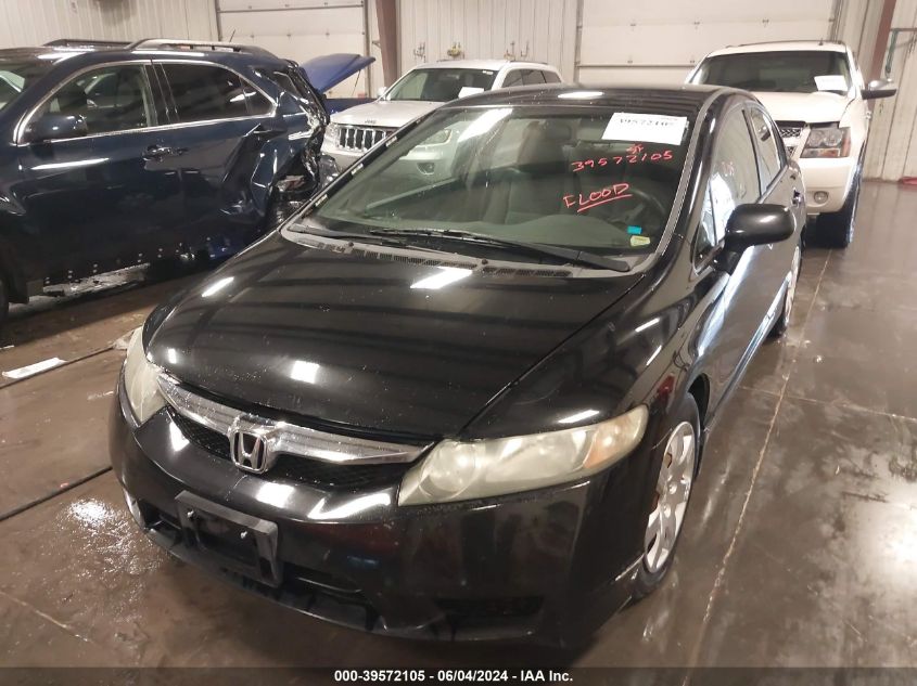 2009 Honda Civic Lx VIN: 19XFA16519E006894 Lot: 39572105