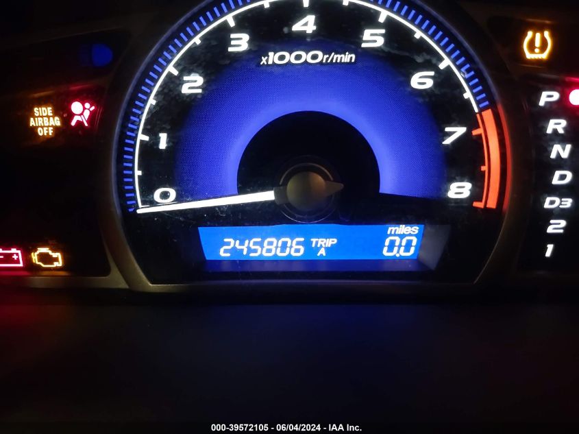 2009 Honda Civic Lx VIN: 19XFA16519E006894 Lot: 39572105