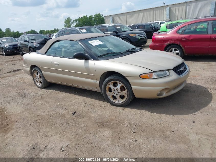 1999 Chrysler Sebring Jxi VIN: 3C3EL55H7XT566795 Lot: 39572125