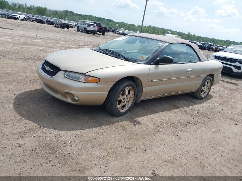 1999 Chrysler Sebring Jxi VIN: 3C3EL55H7XT566795 Lot: 39572125