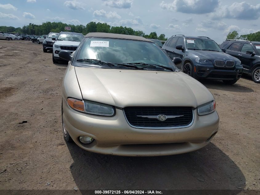 1999 Chrysler Sebring Jxi VIN: 3C3EL55H7XT566795 Lot: 39572125