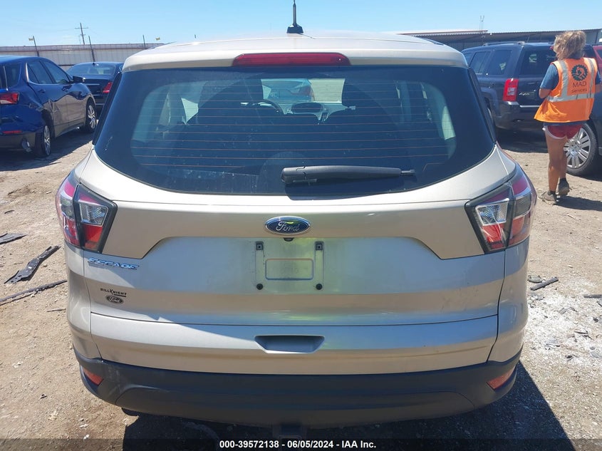 2017 Ford Escape S VIN: 1FMCU0F7XHUA61362 Lot: 39572138