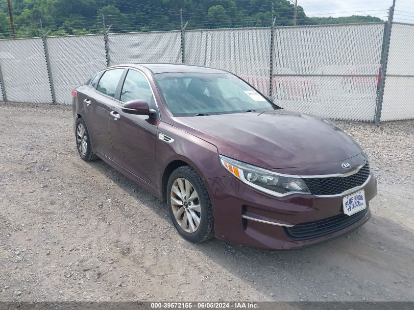 2017 Kia Optima Lx VIN: 5XXGT4L31HG140653 Lot: 39572155