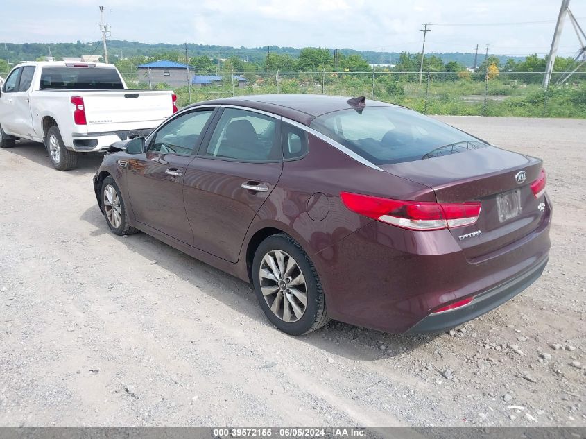 2017 Kia Optima Lx VIN: 5XXGT4L31HG140653 Lot: 39572155