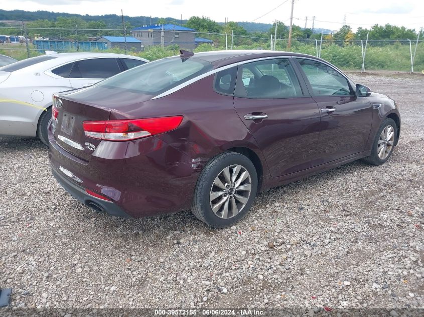 2017 Kia Optima Lx VIN: 5XXGT4L31HG140653 Lot: 39572155