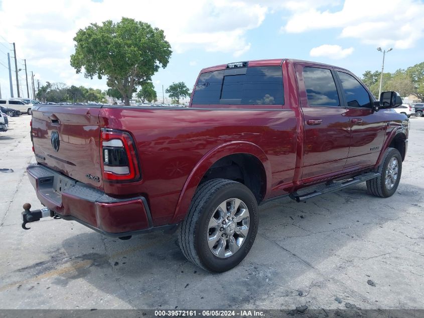 2019 Ram 2500 Laramie 4X4 6'4 Box VIN: 3C6UR5FL0KG703982 Lot: 39572161