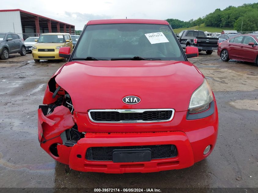 2011 Kia Soul + VIN: KNDJT2A2XB7291351 Lot: 39572174