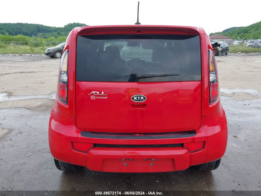 2011 Kia Soul + VIN: KNDJT2A2XB7291351 Lot: 39572174