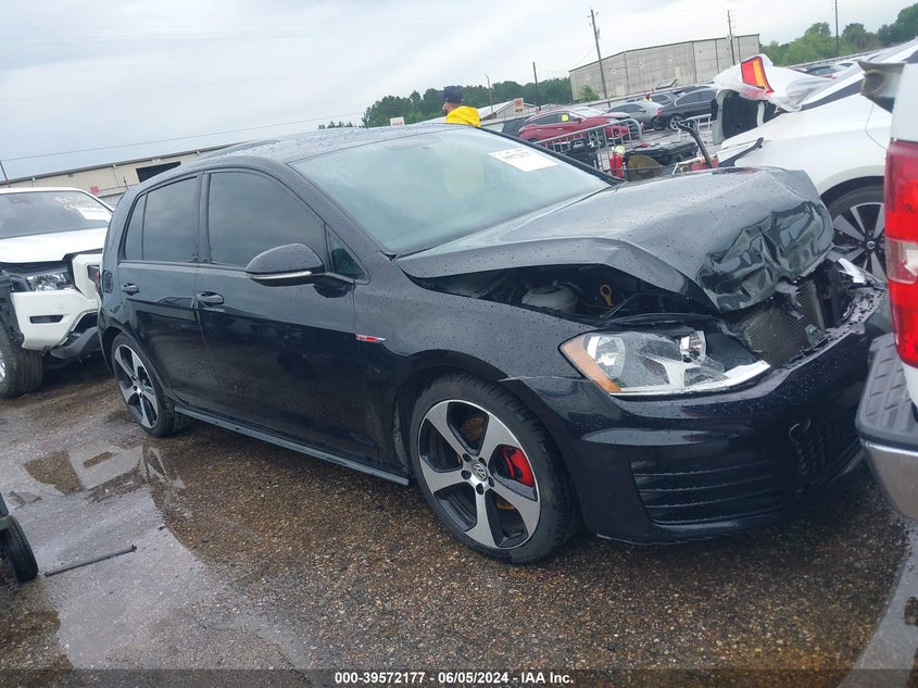 2017 VOLKSWAGEN GOLF GTI AUTOBAHN 4-DOOR/S 4-DOOR/SE 4-DOOR/SPORT 4-DOOR - 3VW4T7AU4HM048819