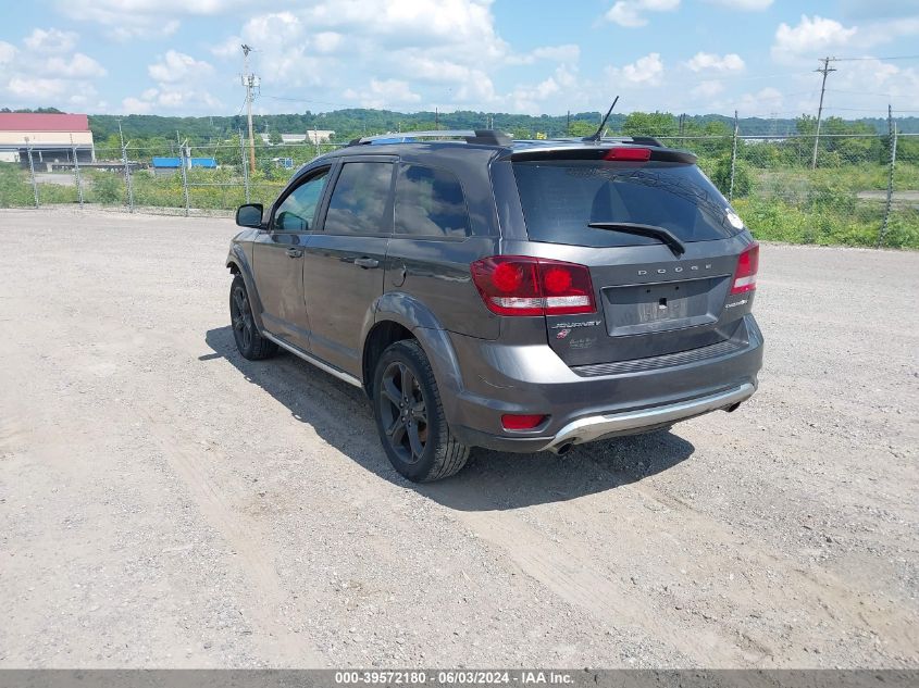 2018 Dodge Journey Crossroad Awd VIN: 3C4PDDGG2JT371517 Lot: 39572180