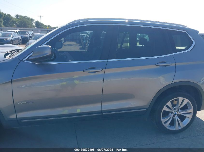 2013 BMW X3 xDrive35I VIN: 5UXWX7C57DL978827 Lot: 39572195