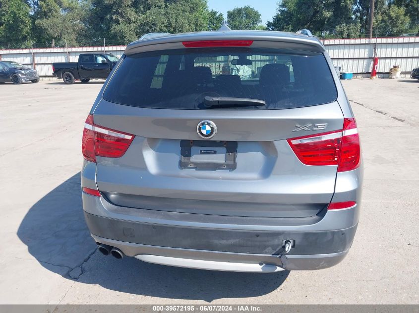 2013 BMW X3 xDrive35I VIN: 5UXWX7C57DL978827 Lot: 39572195