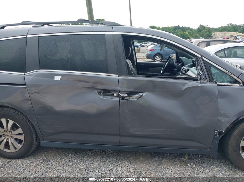 2015 Honda Odyssey Ex-L VIN: 5FNRL5H64FB122245 Lot: 39572210