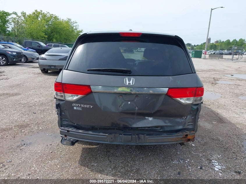 2015 Honda Odyssey Ex-L VIN: 5FNRL5H6XFB059880 Lot: 39572221