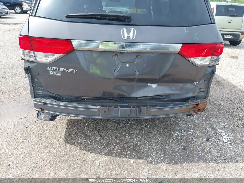 2015 Honda Odyssey Ex-L VIN: 5FNRL5H6XFB059880 Lot: 39572221