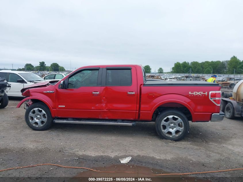 2011 Ford F-150 Lariat VIN: 1FTFW1ETXBFA99850 Lot: 39572225