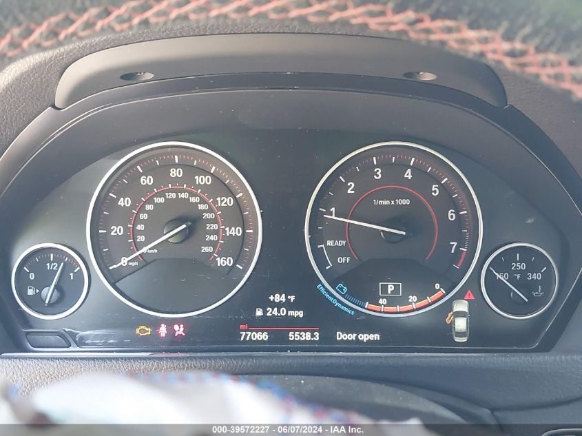 2016 BMW 328I xDrive VIN: WBA8E3G57GNU01983 Lot: 39572227