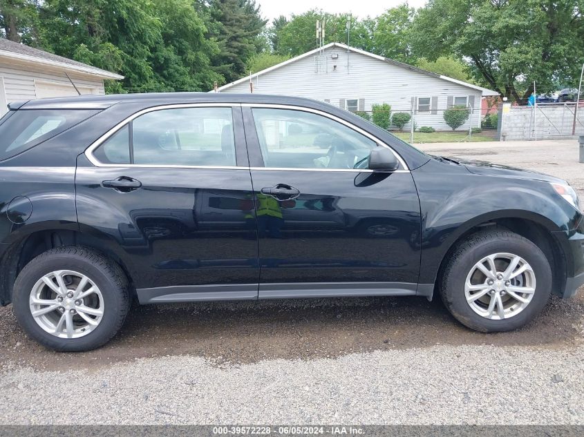 2017 Chevrolet Equinox Ls VIN: 2GNFLEEK4H6190100 Lot: 39572228