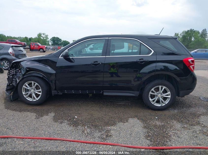 2017 Chevrolet Equinox Ls VIN: 2GNFLEEK4H6190100 Lot: 39572228