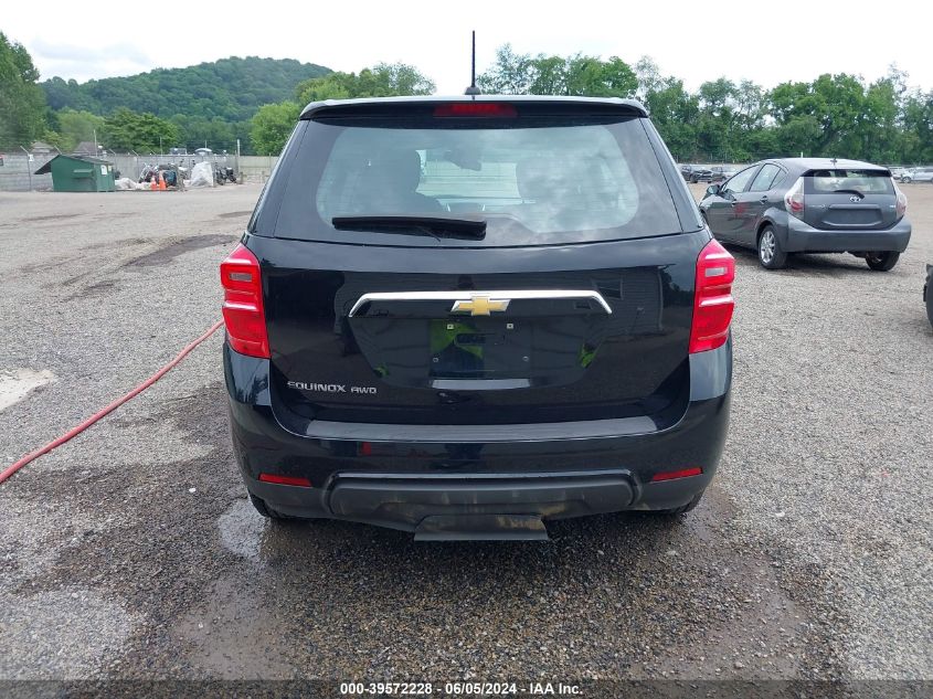 2017 Chevrolet Equinox Ls VIN: 2GNFLEEK4H6190100 Lot: 39572228