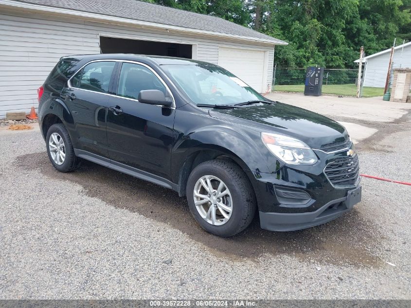 2017 Chevrolet Equinox Ls VIN: 2GNFLEEK4H6190100 Lot: 39572228