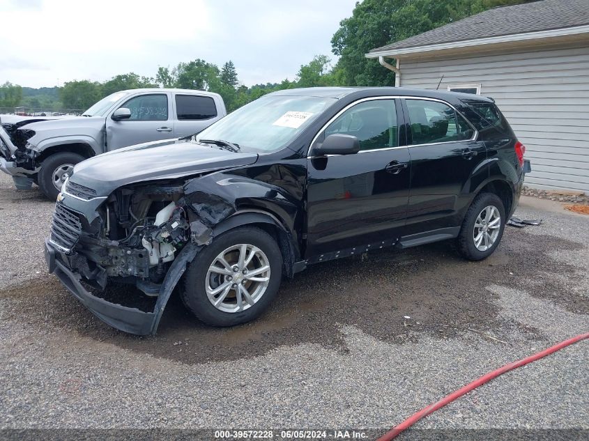 2017 Chevrolet Equinox Ls VIN: 2GNFLEEK4H6190100 Lot: 39572228