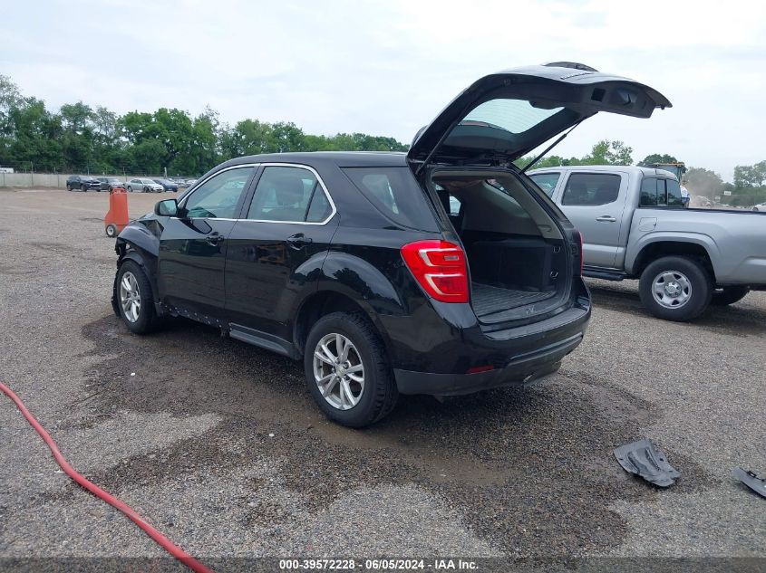 2017 Chevrolet Equinox Ls VIN: 2GNFLEEK4H6190100 Lot: 39572228