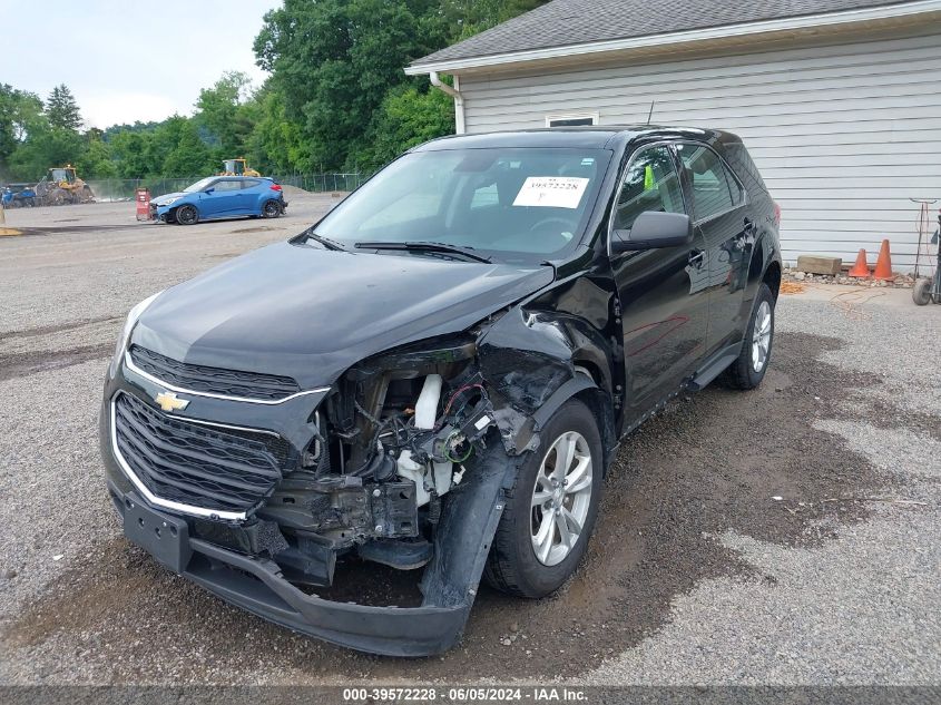 2017 Chevrolet Equinox Ls VIN: 2GNFLEEK4H6190100 Lot: 39572228