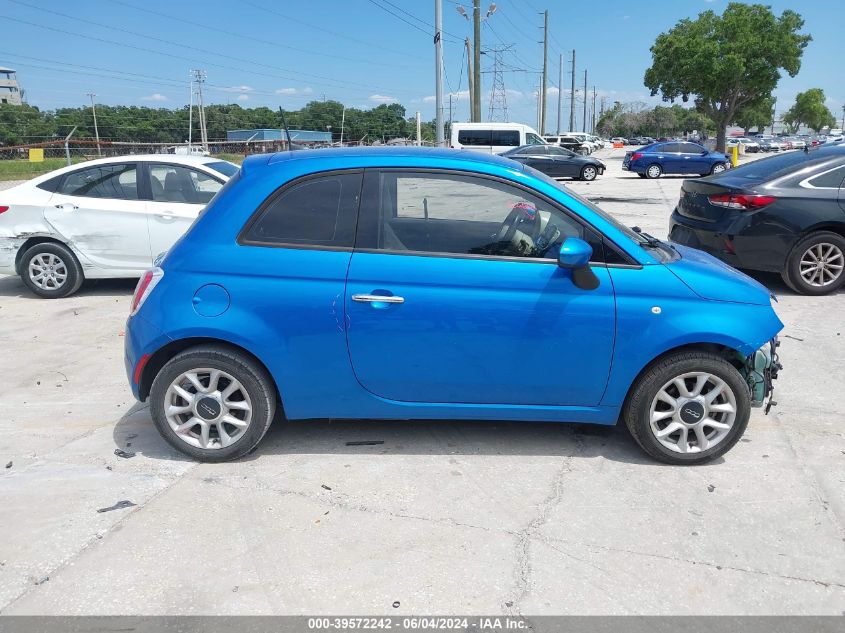 2017 Fiat 500 Pop VIN: 3C3CFFKR8HT669808 Lot: 39572242