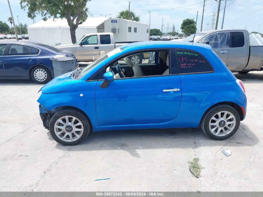 2017 Fiat 500 Pop VIN: 3C3CFFKR8HT669808 Lot: 39572242