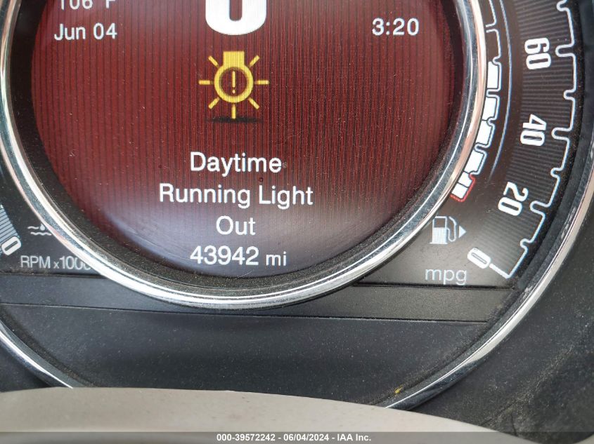 2017 Fiat 500 Pop VIN: 3C3CFFKR8HT669808 Lot: 39572242