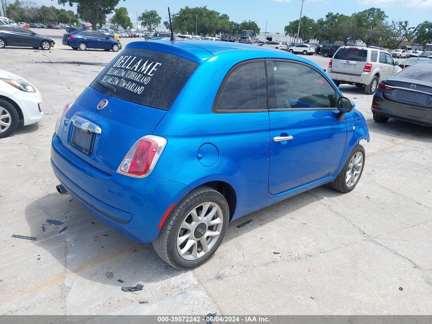 2017 Fiat 500 Pop VIN: 3C3CFFKR8HT669808 Lot: 39572242