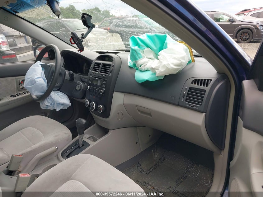 2007 Kia Spectra Ex VIN: KNAFE121675383296 Lot: 39572246