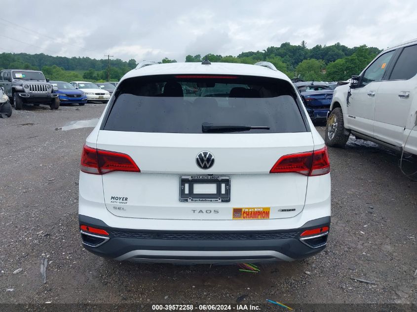 2022 Volkswagen Taos 1.5T Sel VIN: 3VVJX7B2XNM023699 Lot: 39572258