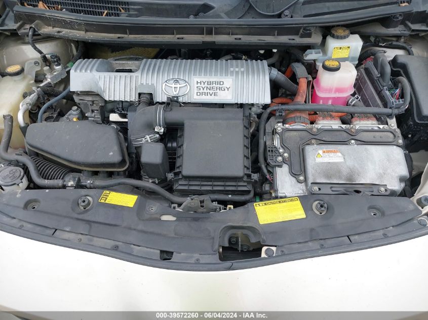 2010 Toyota Prius Iv VIN: JTDKN3DU1A1014381 Lot: 39572260