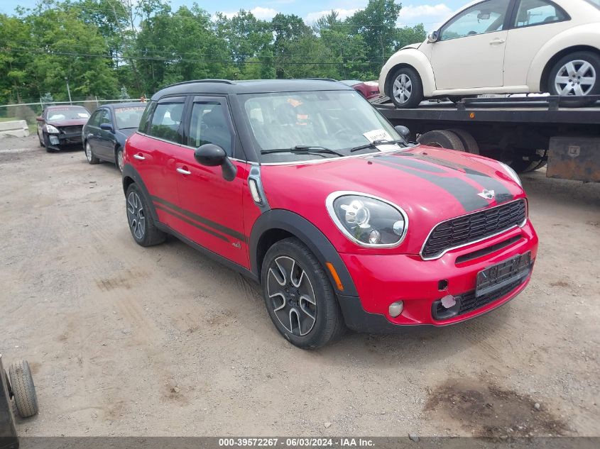 2012 Mini Cooper S Countryman VIN: WMWZC5C56CWL63890 Lot: 39572267