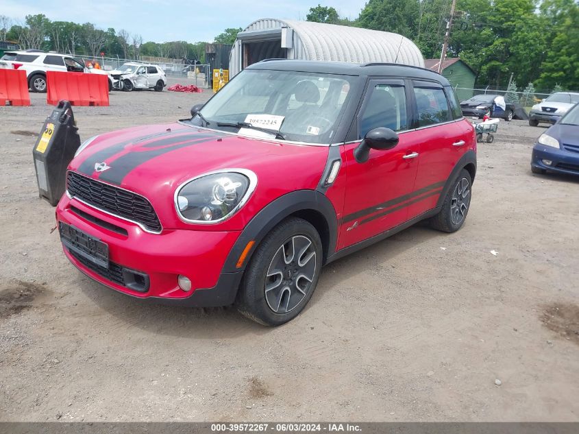 2012 Mini Cooper S Countryman VIN: WMWZC5C56CWL63890 Lot: 39572267