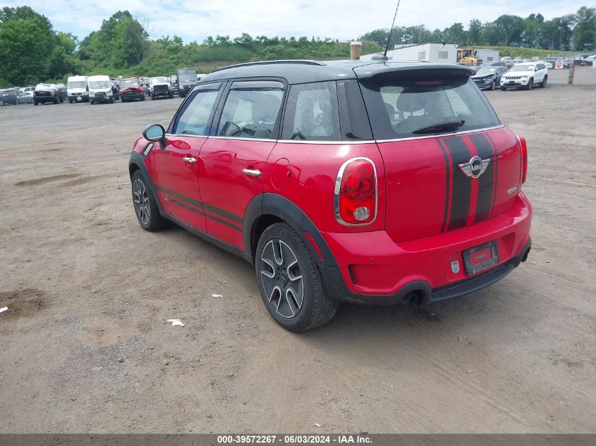 2012 Mini Cooper S Countryman VIN: WMWZC5C56CWL63890 Lot: 39572267