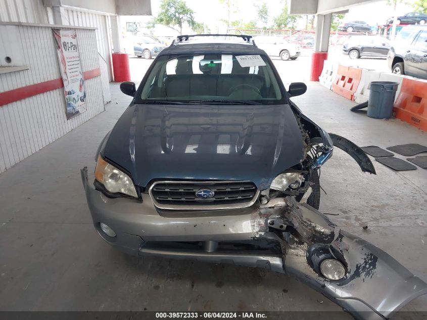 2006 Subaru Outback 2.5I VIN: 4S4BP61C267337233 Lot: 39572333