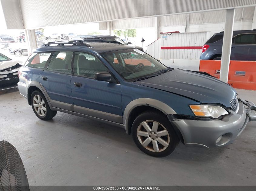 2006 Subaru Outback 2.5I VIN: 4S4BP61C267337233 Lot: 39572333